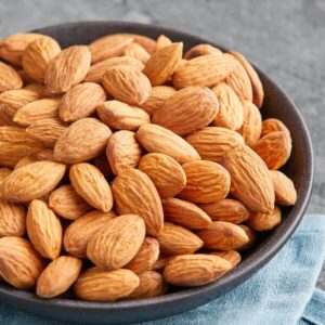 Whole raw almond nuts